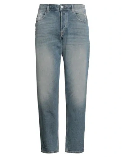 Diesel Man Jeans Blue Size 34w-30l Cotton, Elastane