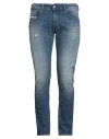 Diesel Man Jeans Blue Size 34w-30l Cotton, Elastane In Blue
