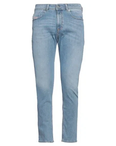 Diesel Man Jeans Blue Size 32w-30l Cotton, Elastane