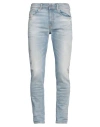 Diesel Man Jeans Blue Size 32w-30l Cotton, Elastomultiester, Elastane In Blue