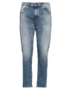 Diesel Man Jeans Blue Size 33w-30l Cotton, Elastane In Blue