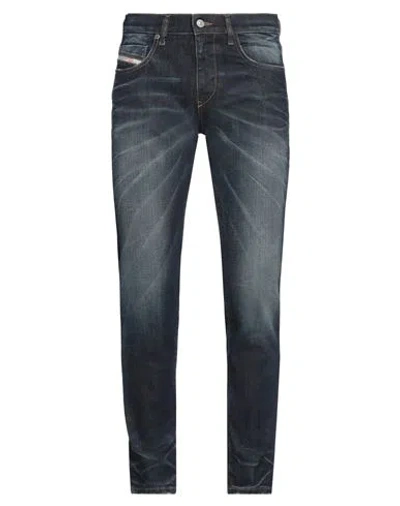 Diesel Man Jeans Blue Size 34w-30l Cotton, Elastane