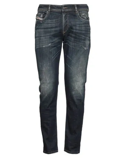 Diesel Man Jeans Blue Size 34w-30l Cotton, Elastomultiester, Elastane