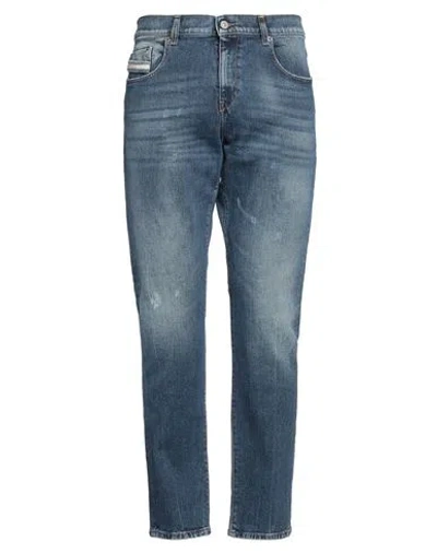 Diesel Man Jeans Blue Size 34w-30l Cotton, Hemp, Elastane