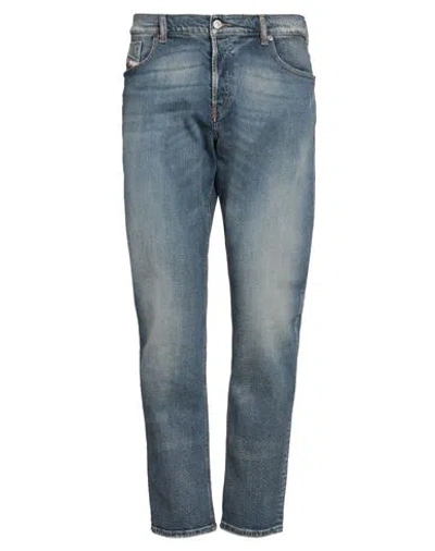 Diesel Man Jeans Blue Size 33w-30l Cotton, Hemp, Elastane
