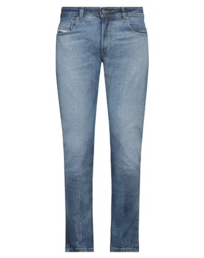 Diesel Man Jeans Blue Size 34w-30l Cotton, Lyocell, Elastane