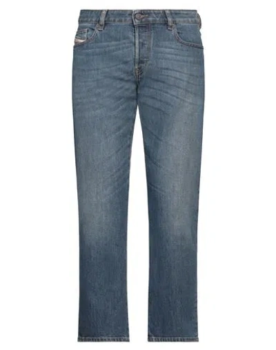 Diesel Man Jeans Blue Size 34w-30l Cotton, Polyester, Elastane