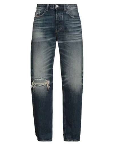 Diesel Man Jeans Blue Size 34w-32l Cotton