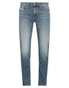 Diesel Man Jeans Blue Size 29w-30l Cotton, Elastane In Blue
