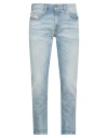 Diesel Man Jeans Blue Size 32w-30l Cotton, Elastomultiester, Elastane In Blue
