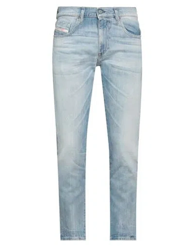 Diesel Man Jeans Blue Size 32w-30l Cotton, Elastomultiester, Elastane