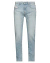 Diesel Man Jeans Blue Size 32w-30l Cotton, Elastomultiester, Elastane In Blue