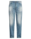 Diesel Man Jeans Blue Size 34w-32l Cotton, Elastane In Blue
