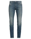 Diesel Man Jeans Blue Size 34w-32l Cotton, Elastane