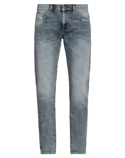 Diesel Man Jeans Blue Size 34w-32l Cotton, Elastane