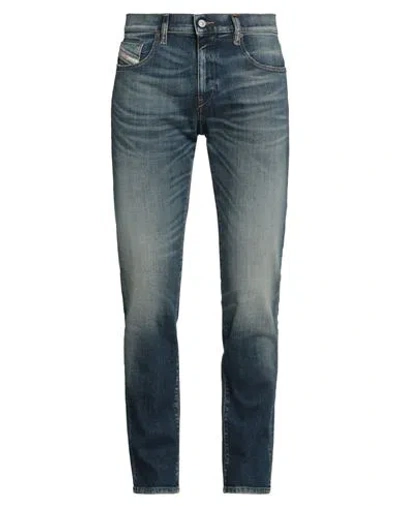 Diesel Man Jeans Blue Size 34w-32l Cotton, Elastane