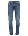 Diesel Man Jeans Blue Size 34w-32l Cotton, Elastane In Blue