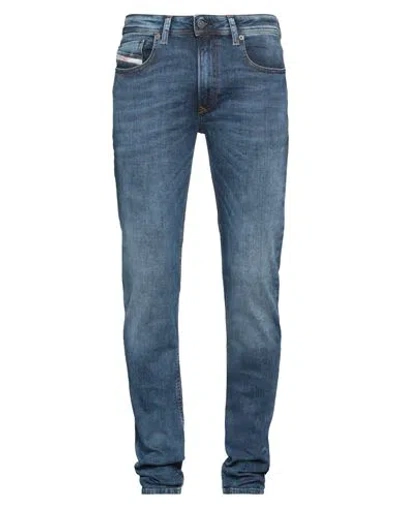 Diesel Man Jeans Blue Size 34w-32l Cotton, Elastane