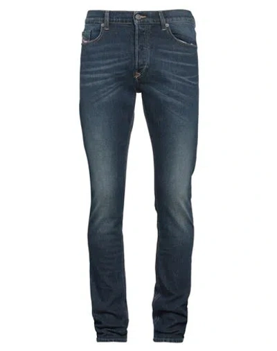 Diesel Man Jeans Blue Size 34w-32l Cotton, Elastane
