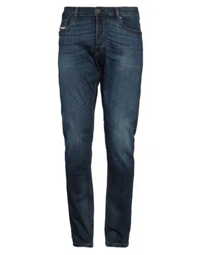 Diesel Man Jeans Blue Size 34w-32l Cotton, Elastane
