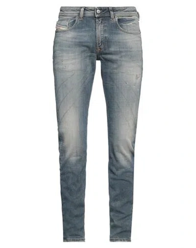 Diesel Man Jeans Blue Size 34w-32l Cotton, Elastomultiester, Elastane