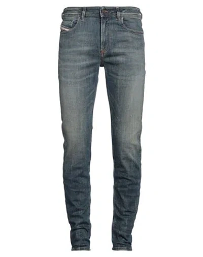 Diesel Man Jeans Blue Size 34w-32l Cotton, Elastomultiester, Elastane