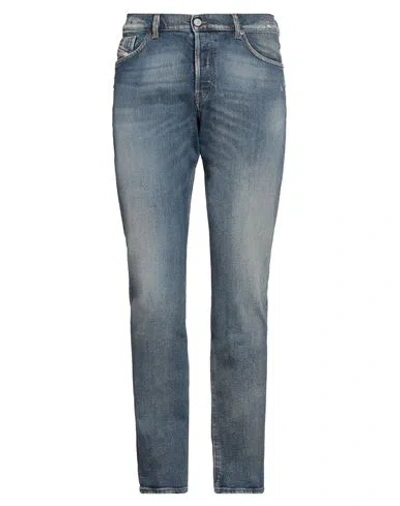 Diesel Man Jeans Blue Size 34w-32l Cotton, Hemp, Elastane