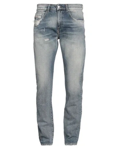 Diesel Man Jeans Blue Size 34w-32l Cotton, Hemp, Elastane