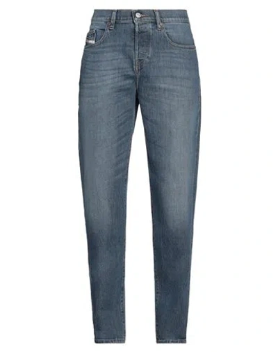 Diesel Man Jeans Blue Size 34w-32l Cotton, Polyester, Elastane