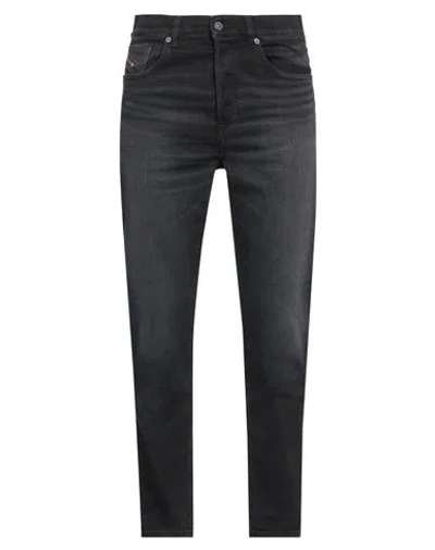 DIESEL DIESEL MAN JEANS CHARCOAL SIZE 34W-32L COTTON, ELASTANE
