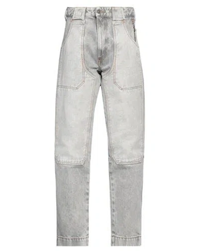 Diesel P-5-d Denims With Maxi Pockets 17cm In Grey