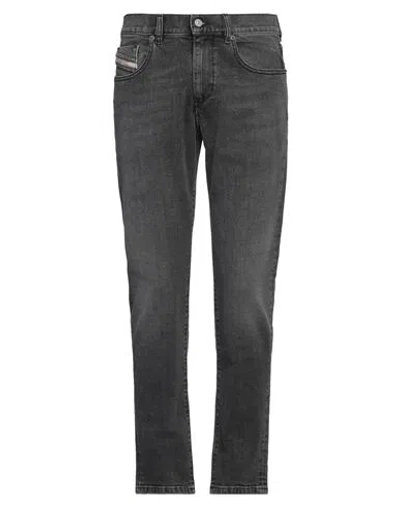 Diesel Man Jeans Grey Size 30w-30l Cotton, Elastane In Gray