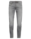 Diesel Man Jeans Grey Size 33w-32l Cotton, Elastane In Grey