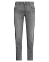 Diesel Man Jeans Grey Size 32w-32l Cotton, Elastane In Grey