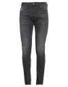 DIESEL DIESEL MAN JEANS GREY SIZE 34W-32L COTTON, ELASTANE