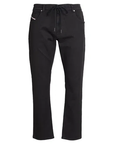 Diesel Man Pants Black Size 34 Cotton, Polyester, Elastane