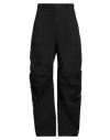Diesel Man Pants Black Size 38 Polyester, Cotton