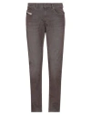 Diesel Man Pants Dark Brown Size 30w-30l Cotton, Polyester, Elastane