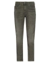 Diesel Man Pants Military Green Size 30w-30l Cotton, Polyester, Elastane