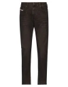 Diesel Man Pants Dark Green Size 34w-30l Cotton, Polyester, Elastane In Green