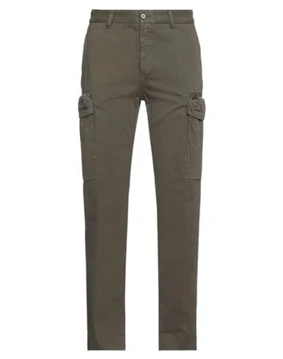 Diesel Man Pants Military Green Size 36 Cotton