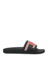 Diesel Man Sandals Black Size 7.5 Rubber