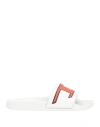 Diesel Man Sandals White Size 7.5 Rubber