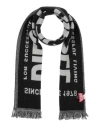 Diesel Man Scarf Light Grey Size - Wool, Nylon In Grey