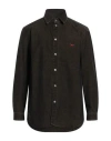 Diesel Man Shirt Black Size Xxl Cotton, Polyester, Elastane