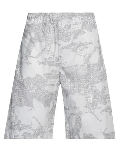 Diesel Man Shorts & Bermuda Shorts Light Grey Size 34 Cotton