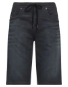 Diesel Man Shorts & Bermuda Shorts Midnight Blue Size 34 Lycra, Cotton, Elastane In Blue