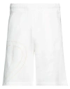 Diesel Man Shorts & Bermuda Shorts White Size Xs Cotton
