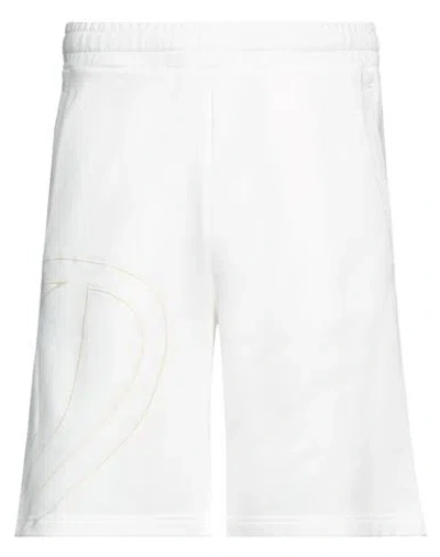 Diesel Man Shorts & Bermuda Shorts White Size Xs Cotton