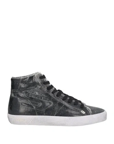 Diesel Man Sneakers Black Size 10 Cotton, Polyester